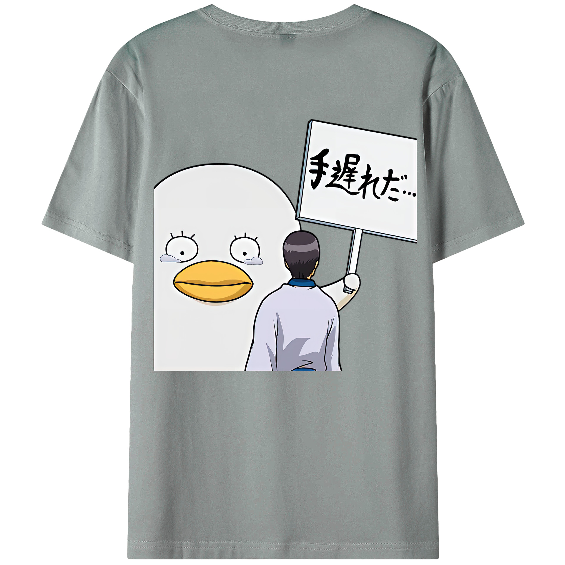 （画像用） ぎんたま 坂田銀時（さかたぎんとき） 神楽 志村新八（しむら しんぱち） GINTAMA Sakata Gintoki Kagura Shimura Shinpachi 綿100％ メンズ半袖Tシャツ（バックプリント） 通気性